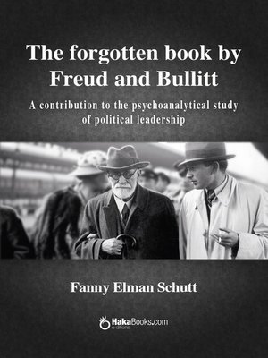 cover image of The forgotten book by Freud and Bullit